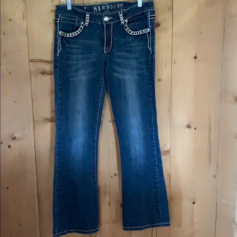 Miss Chic Jeans Stonewashed Boot Cut